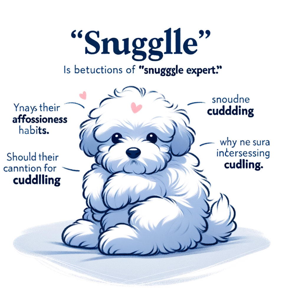 Adorable Maltipoo showcasing cuddling habits and breed characteristics, embodying the term Snuggle Experts, highlighting reasons Maltipoos love cuddling and their affectionate behavior.