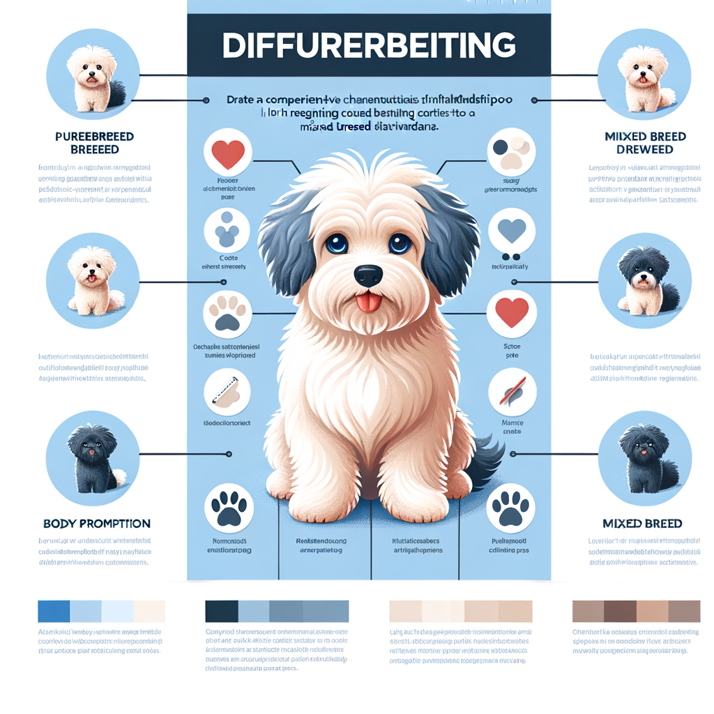 Infographic illustrating purebred Maltipoo authenticity, identifying genuine Maltipoo traits and breed standards for recognizing an authentic Maltipoo versus a mixed breed.